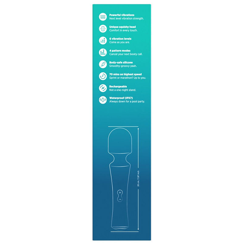 Vibrador Mini Wand ROMP Presto Verde com Cabeça Flexível