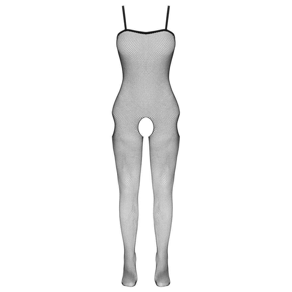 Catsuit de Rede Sem Costuras e Aberto (Crotchless) – Fantasy by Cottelli