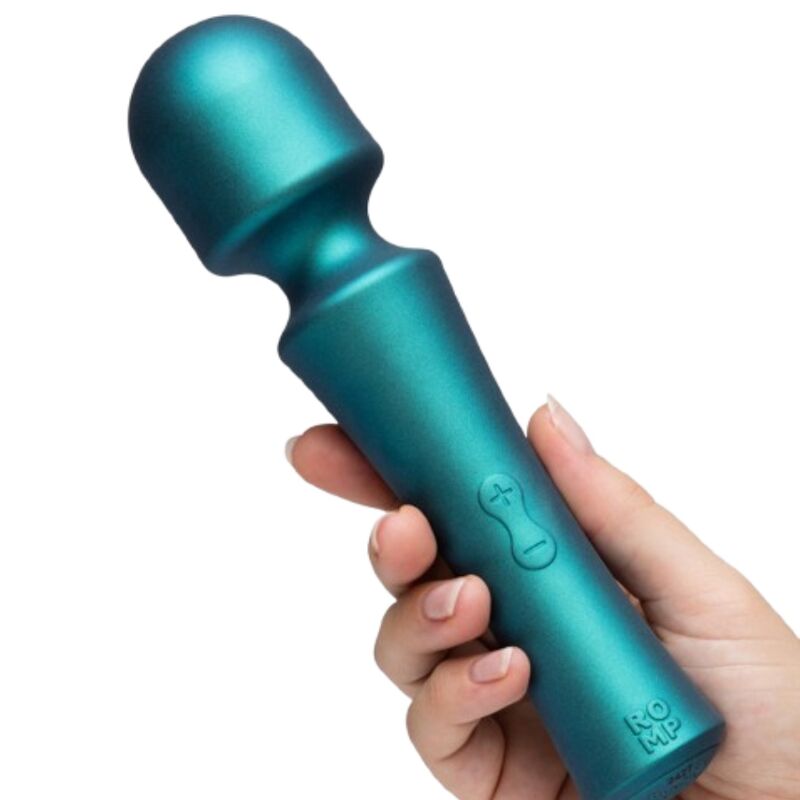 Vibrador Mini Wand ROMP Presto Verde com Cabeça Flexível