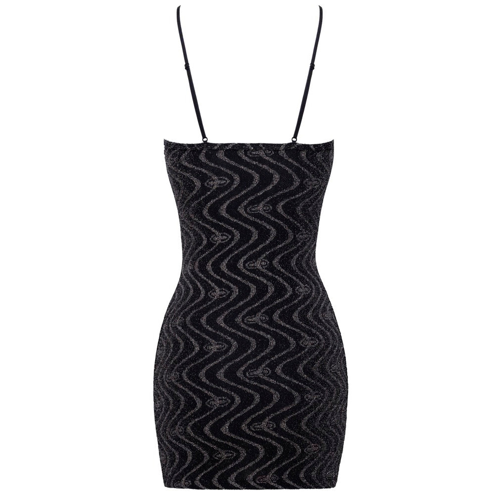 Mini Vestido Wave Glitter