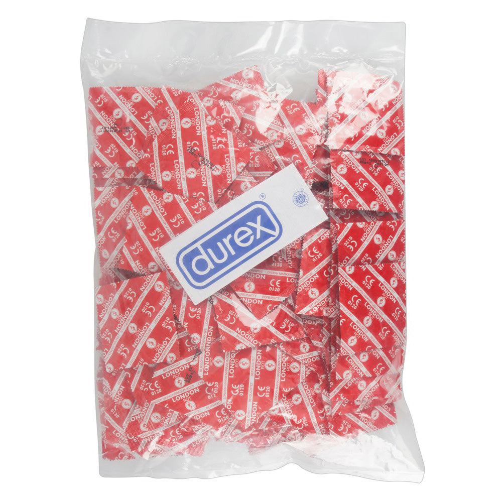 Pack 100 Preservativos de Morango Lubrificados (56mm)