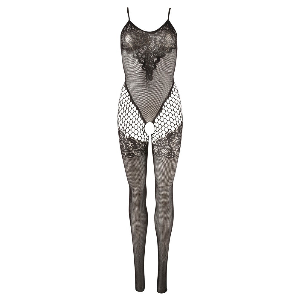 Catsuit aberto em renda preta Fantasy by Cottelli