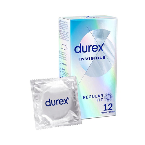 12 Preservativos Durex Invisível