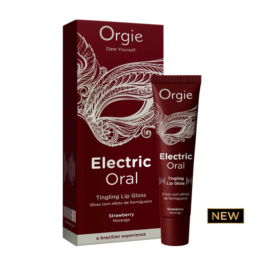 Batom Lip Gloss com Efeito Formigueiro Morango 10ml