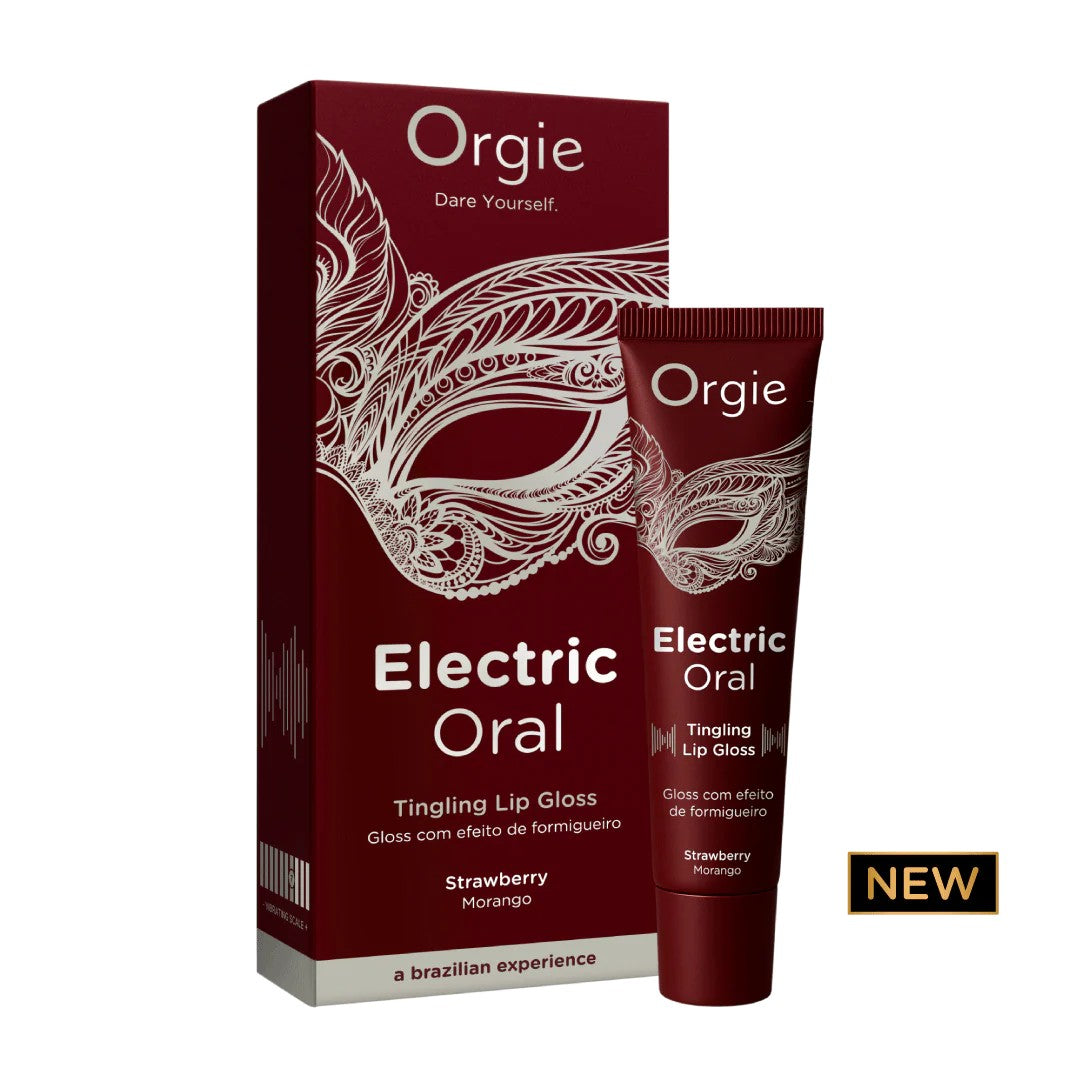 Batom Lip Gloss com Efeito Formigueiro Morango 10ml