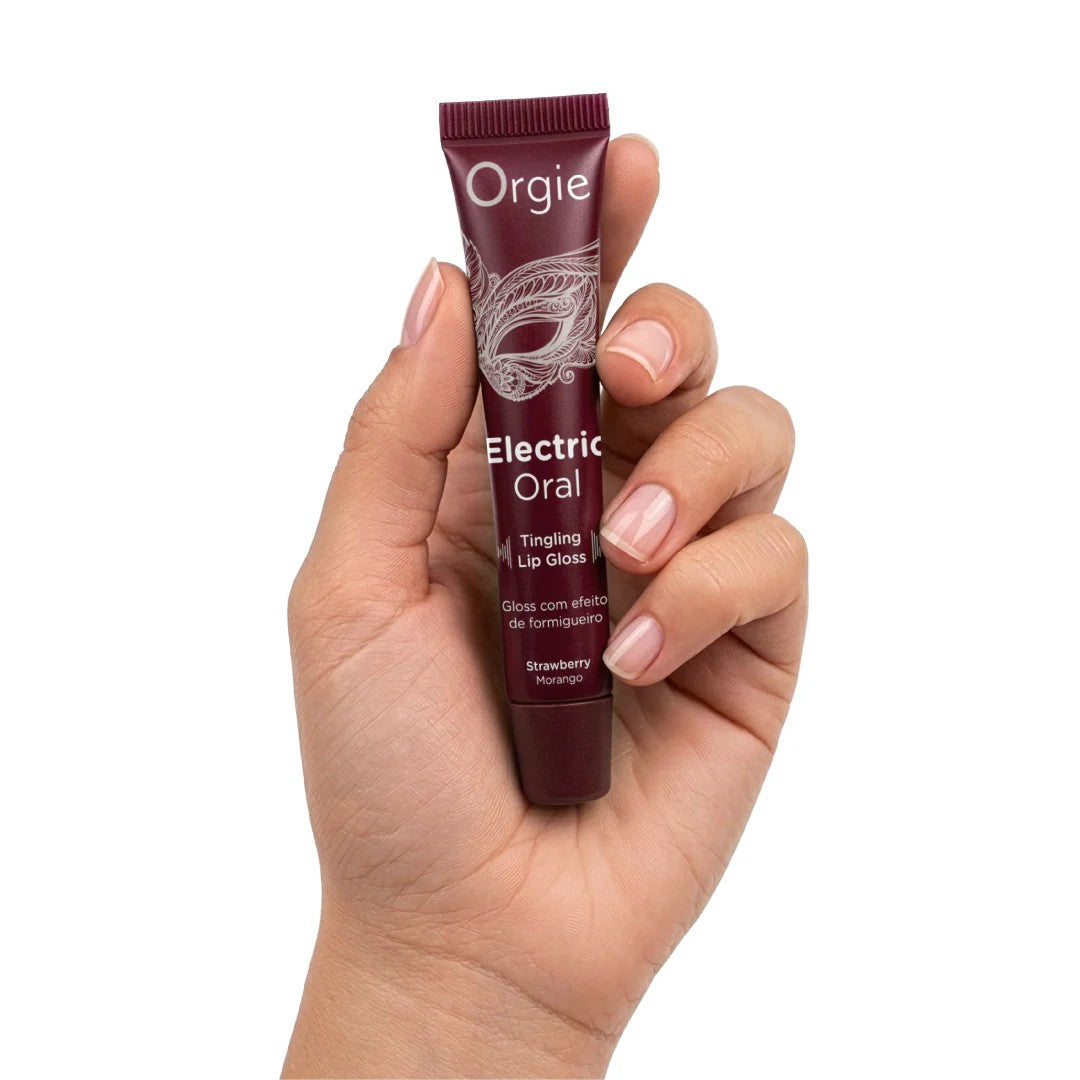 Batom Lip Gloss com Efeito Formigueiro Morango 10ml