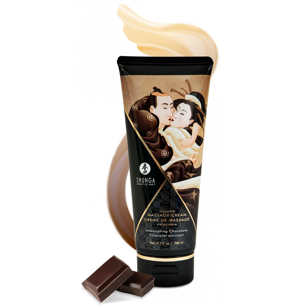 Creme de Massagem de Chocolate Shunga Comestível 200ml