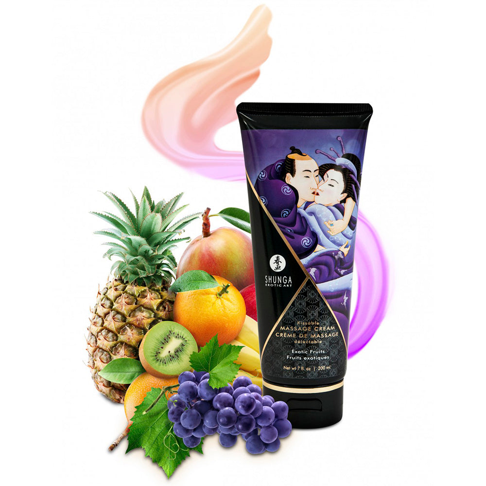 Creme de Massagem de Frutas Exóticas Shunga Comestível 200ml