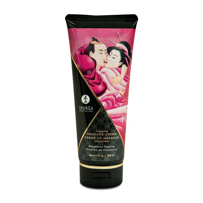 Creme de Massagem de Framboesa Shunga Comestível 200ml