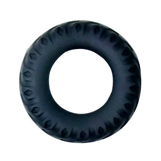 Anel Peniano de Silicone Titan Baile – Preto e Verde (2 cm)