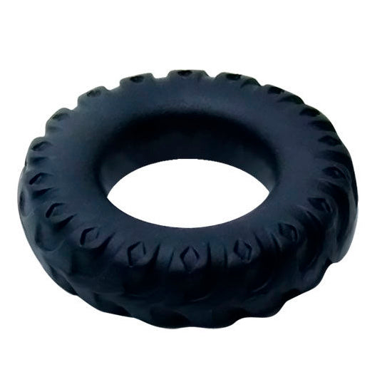 Anel Peniano de Silicone Titan Baile – Preto e Verde (2 cm)