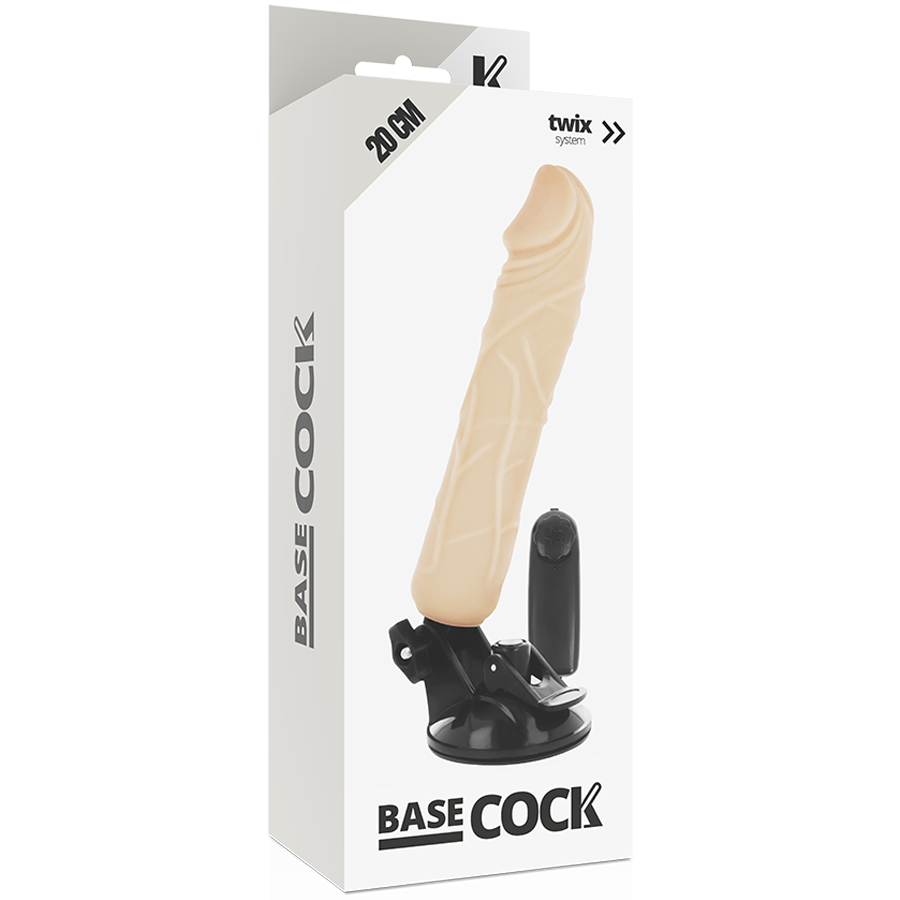 Basecock Vibrador Realista com Ventosa de 20 cm