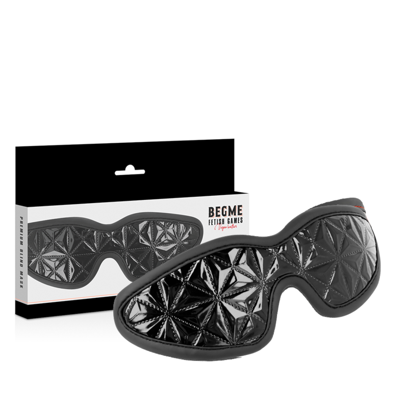 Begme Black Edition Máscara de Olhos para Bondage