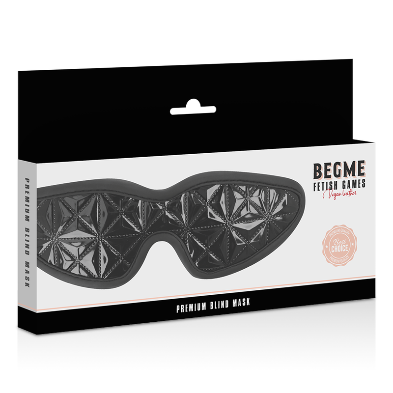 Begme Black Edition Máscara de Olhos para Bondage