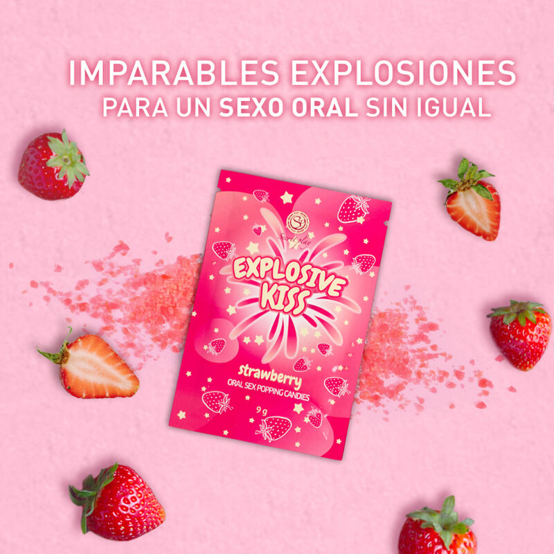 Açucar Explosivo de Morango