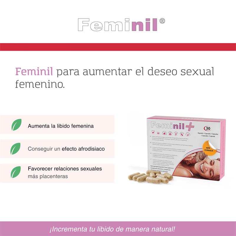 Feminil + Melhora a Libido Sexual Feminina 30 Cápsulas