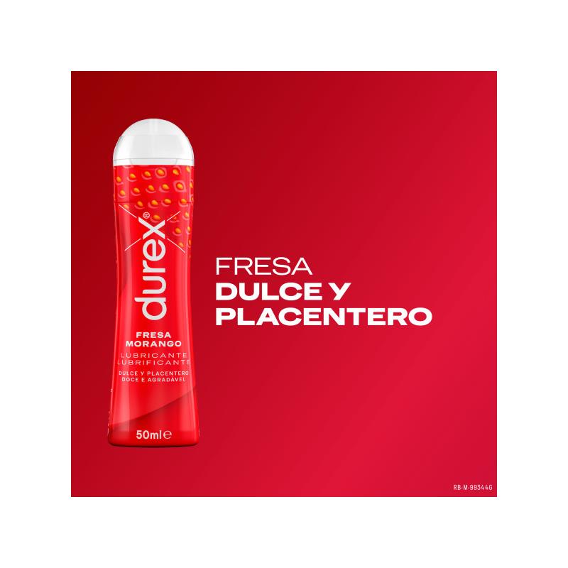 Lubrificante Sabor a Morango da Durex 50ml