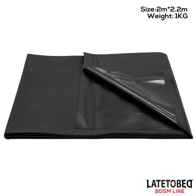 Lençol em PVC Preto Impermeável 2,2x2m
