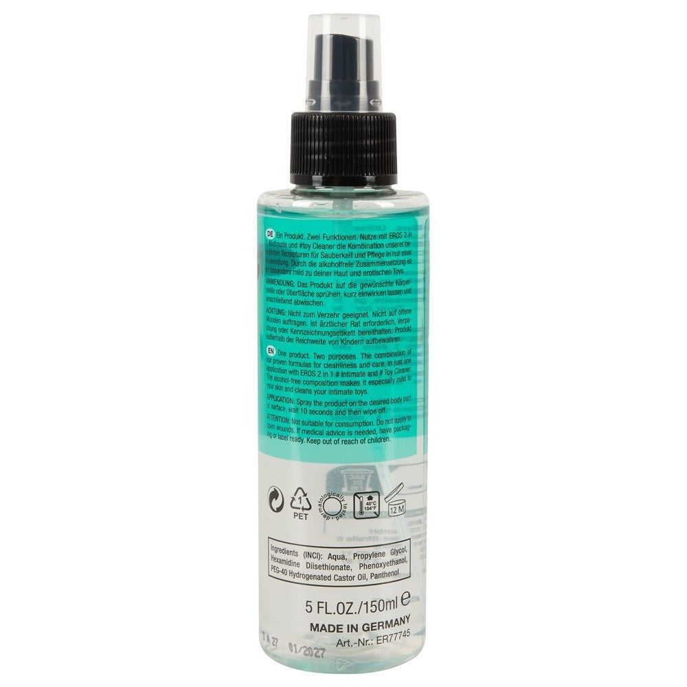 Spray de Limpeza 2 em 1 Intimo e Brinquedos 150ml