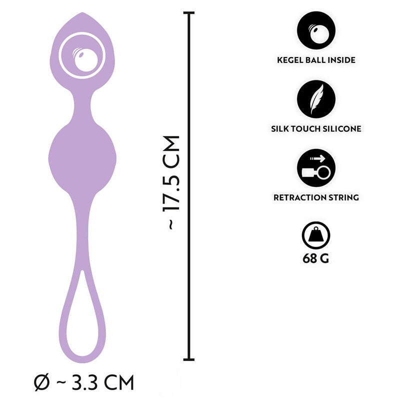 Bolas de Kegel para Treino Pélvico Double Love Ball 68g – Cuties