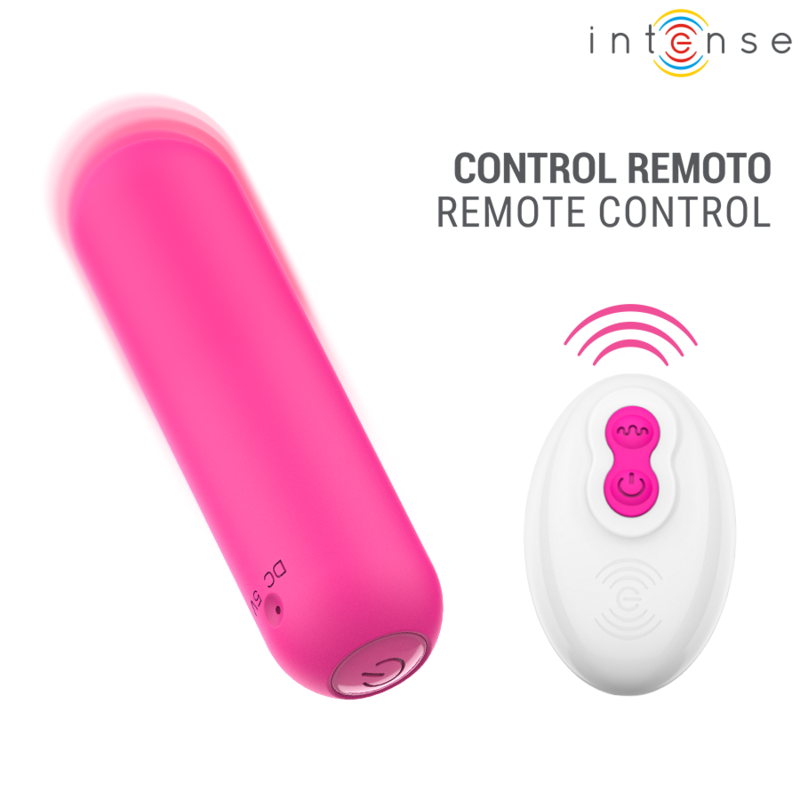 Vibrador Bullet com Controlo Remoto Intense Judy | Rosa