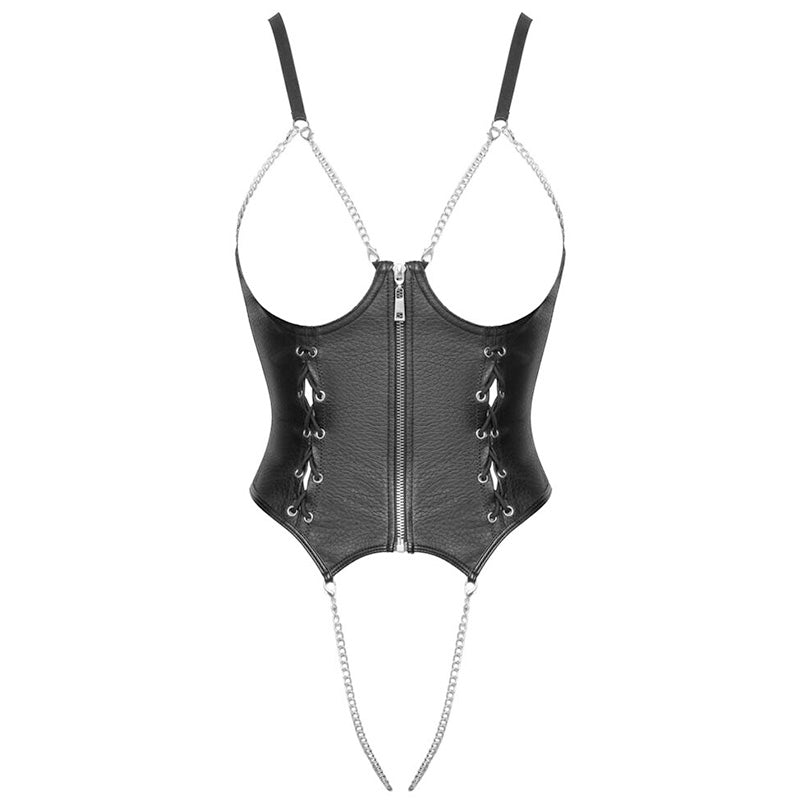Body Abertura Íntima Efeito Pele Cottelli Lingerie