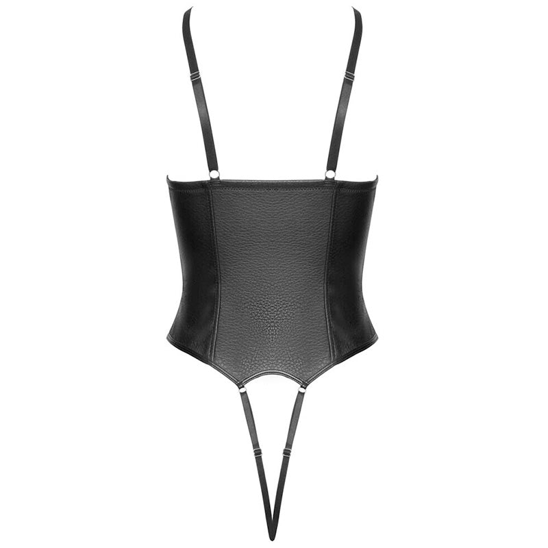 Body Abertura Íntima Efeito Pele Cottelli Lingerie