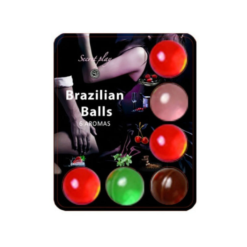 Bolas de Lubrificante Secretplay Hot Balls (Pack 6 Unidades)