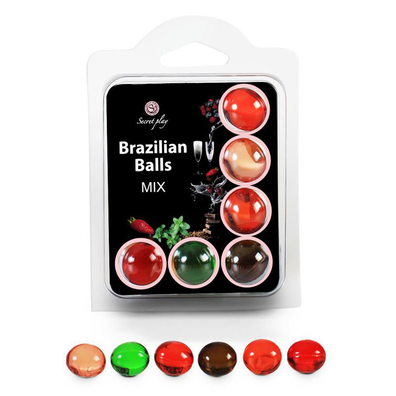 Bolas de Lubrificante Secretplay Hot Balls (Pack 6 Unidades)