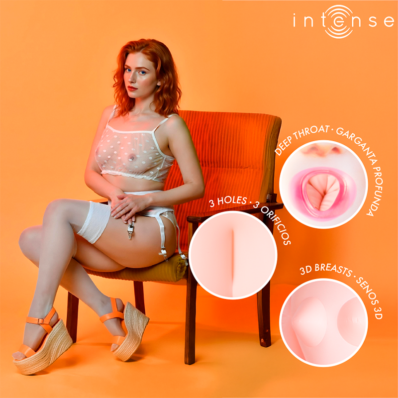 Boneca Inflável com Três Orifícios Intense Dolls Scarlett (1,45 m)