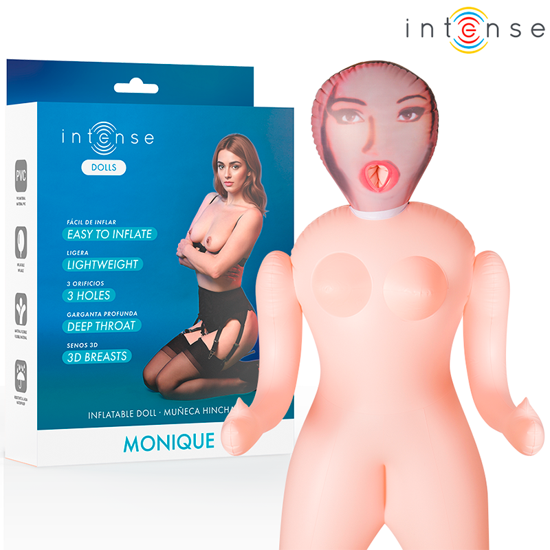 Boneca Inflável Intense Dolls Monique | 3 Orifícios