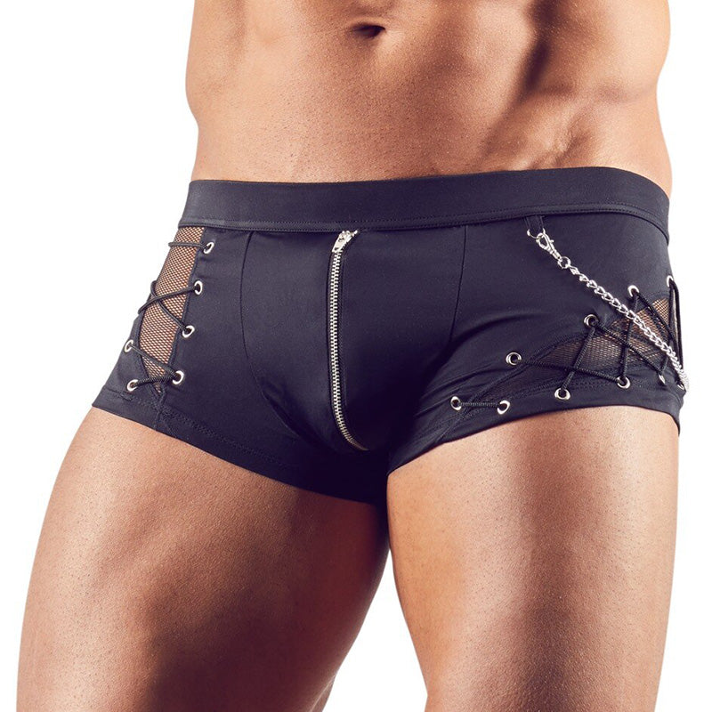 Calças Masculinas com Rede e Atacadores | Lingerie Masculina