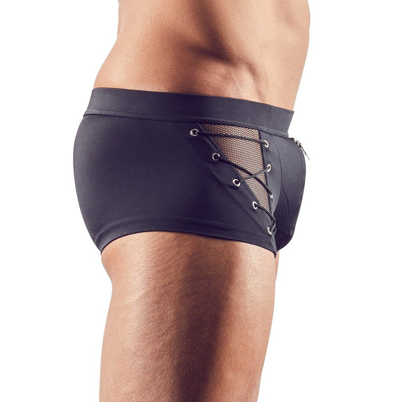 Calças Masculinas com Rede e Atacadores | Lingerie Masculina