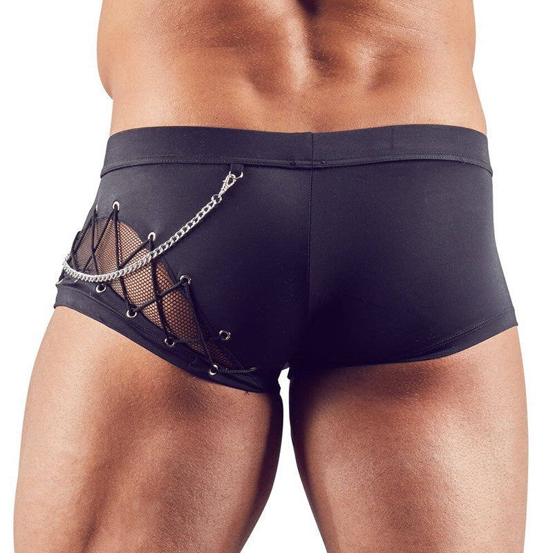Calças Masculinas com Rede e Atacadores | Lingerie Masculina