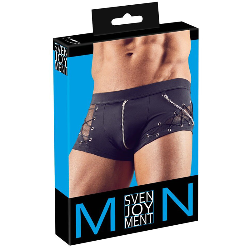 Calças Masculinas com Rede e Atacadores | Lingerie Masculina