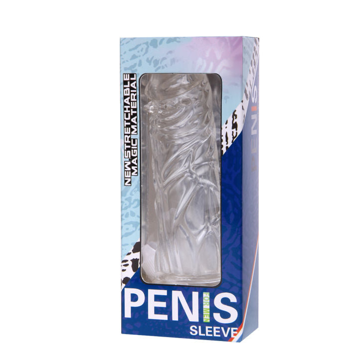 Capa para o Pénis em Silicone Lilás 13 cm | Baile Adaptável