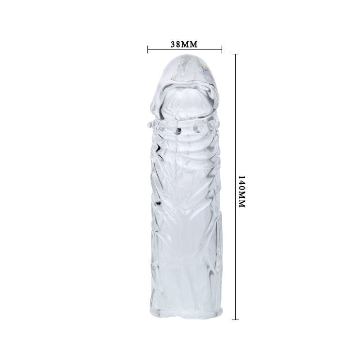 Capa para o Pénis em Silicone Lilás 13 cm | Baile Adaptável