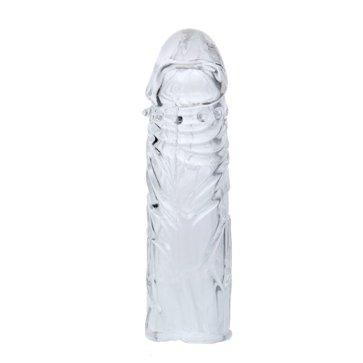 Capa para o Pénis em Silicone Lilás 13 cm | Baile Adaptável