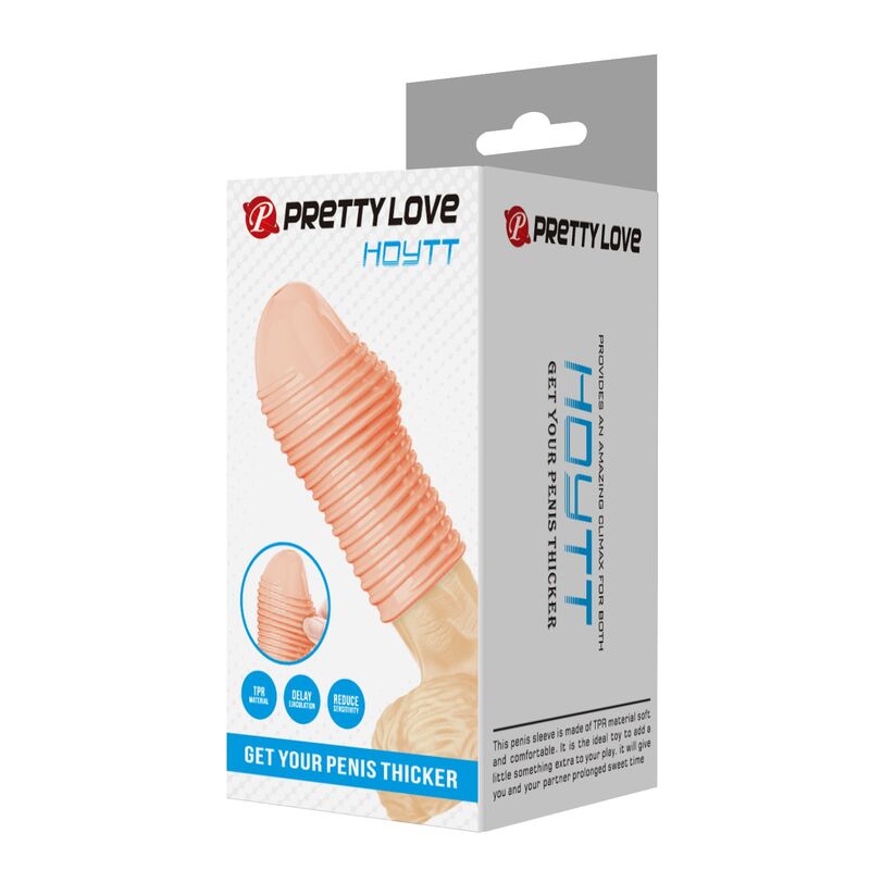 Capa Peniana Pretty Love Hottt Cor Natural – Aumenta a Espessura