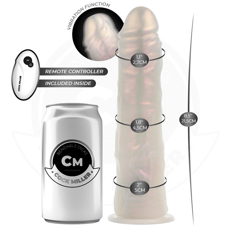 Cock Miller Dildo com Ventosa e Controlo Remoto 21,5 cm