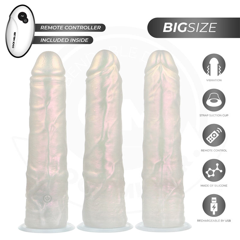 Cock Miller Dildo com Ventosa e Controlo Remoto 21,5 cm