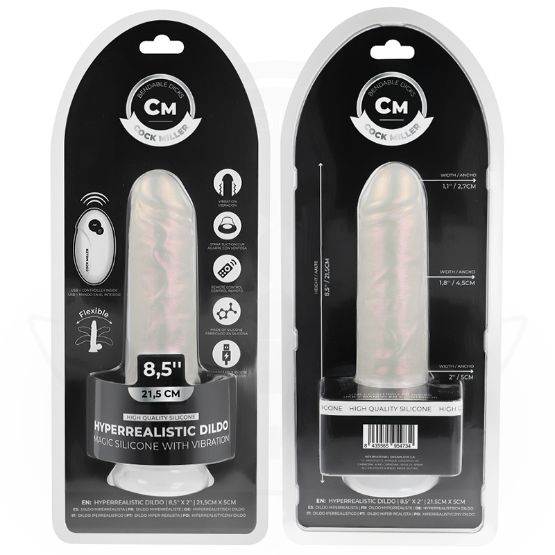Cock Miller Dildo com Ventosa e Controlo Remoto 21,5 cm