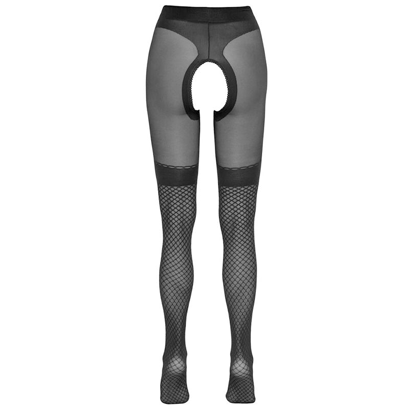 Collants Abertos Cottelli Legware 30 Denier Efeito Overknee
