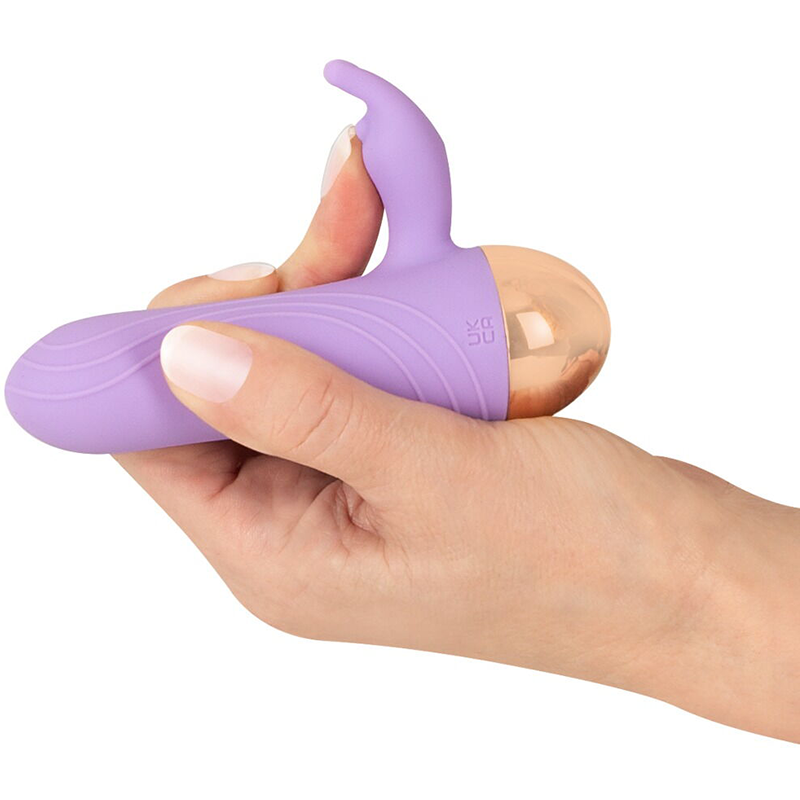 Cuties Mini Vibrador Rabbit de Silicone Dupla Densidade