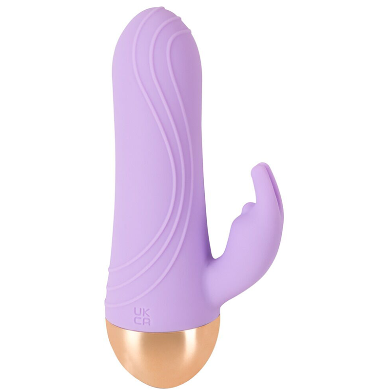 Cuties Mini Vibrador Rabbit de Silicone Dupla Densidade