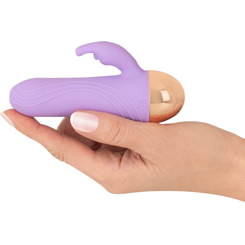 Cuties Mini Vibrador Rabbit de Silicone Dupla Densidade