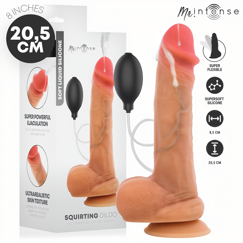 Dildo Ejaculante de Silicone Realista Danny 20,5 cm | Mr Intense