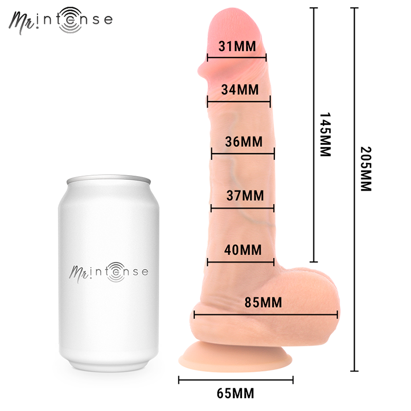 Dildo Ejaculante de Silicone Realista Danny 20,5 cm | Mr Intense
