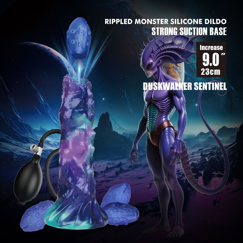 Dildo Inflavel Silicone Duskwalker Sentinel 23cm | Power Monsters