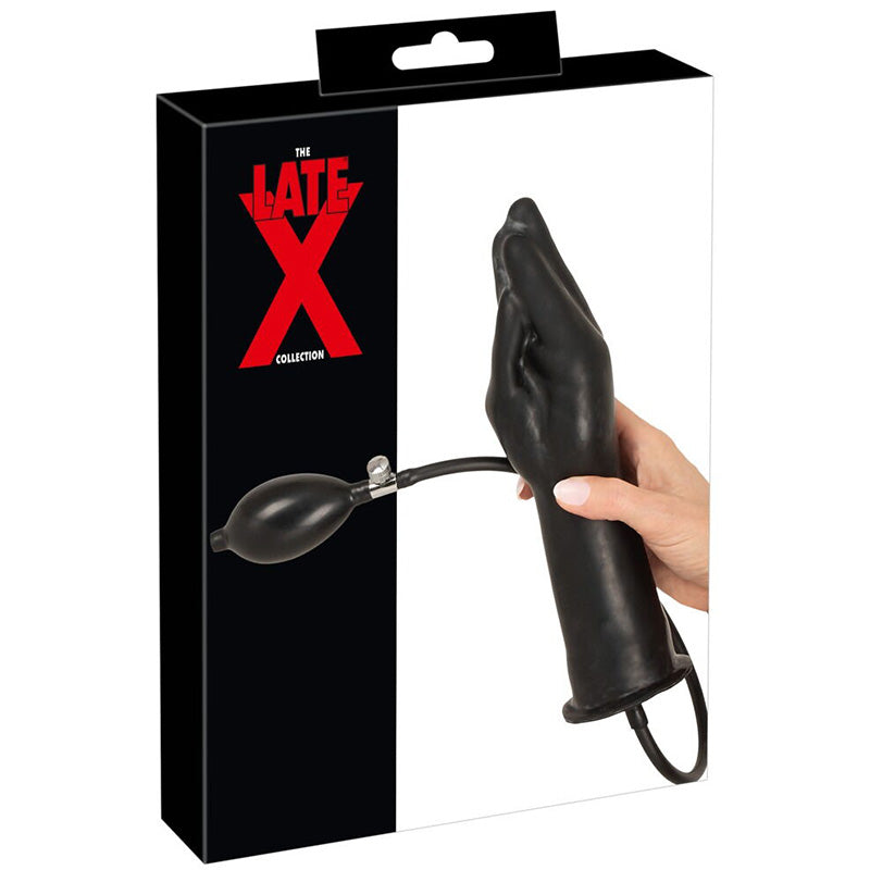 Dildo Inflável em Látex em Forma de Mão LateX Pump Dildo
